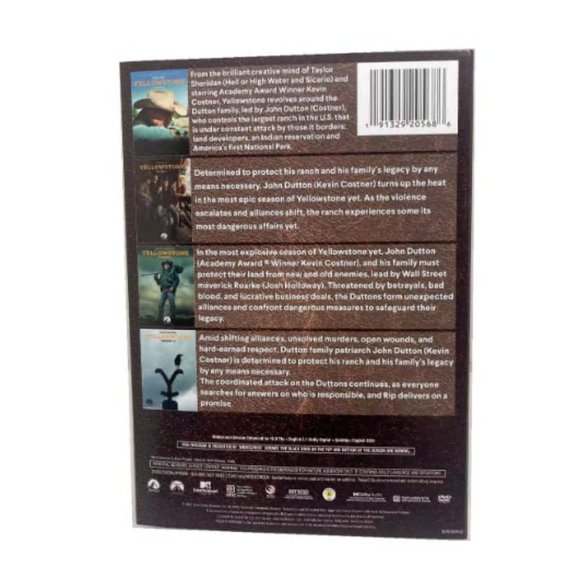 Yellowstone The Complete Series Season 1-4 (1 2 3 4 DVD 17-Disc, 1 Gift Box) - Picture 2 of 2